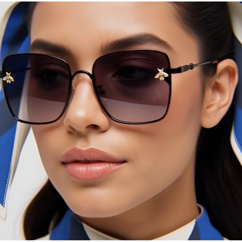 Fashion Sunglasses For Women Style Gold Metal Outdoor Party Modern Outfit Gafas